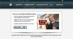 Desktop Screenshot of estateagents-australia.com
